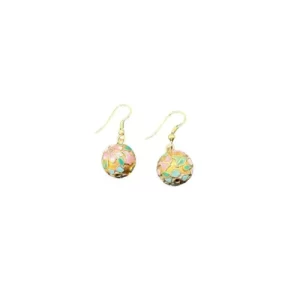 big round cloisonne ball earrings on card (1)