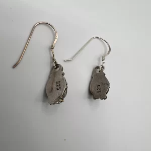 rear view finest moonstone earrings