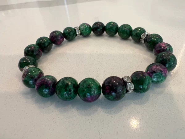 ruby zoisite bracelet